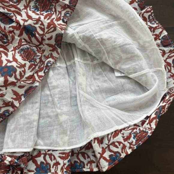 NWT House of Harlow Smocking Tiered Summer Mini Skirt Boho - Picture 7 of 11